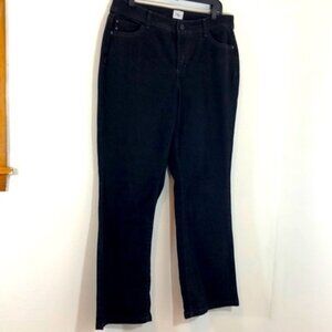 JMS (just my size) black jeans size 16W the measurements are in the pictures.​​